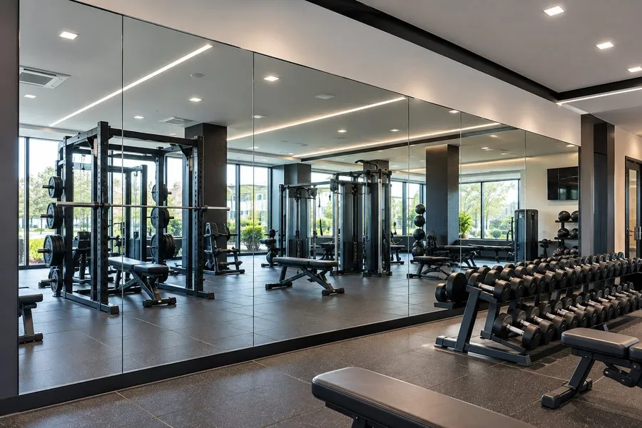 Clear Mirror (Custom-Cut Architectural Mirrors, Precise Measurements) — mirror installation